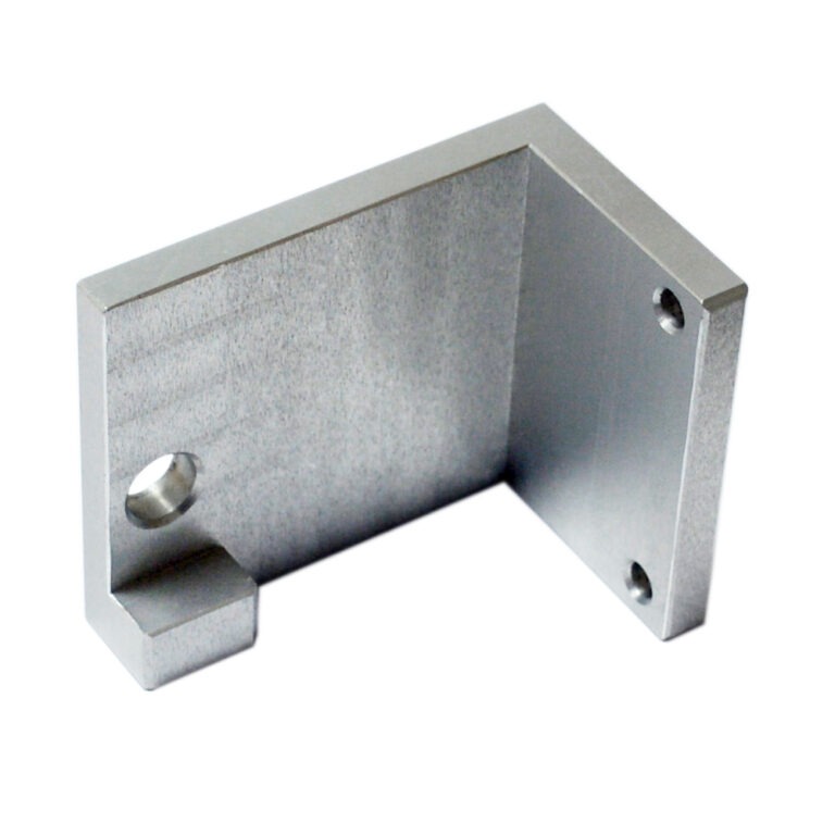 90 degree Aluminum angled Mounting brackets CNC Machining & custom